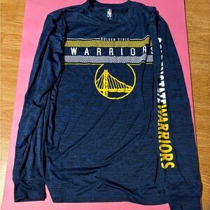 Golden state warriors mens long  sleeve shirt size medium
